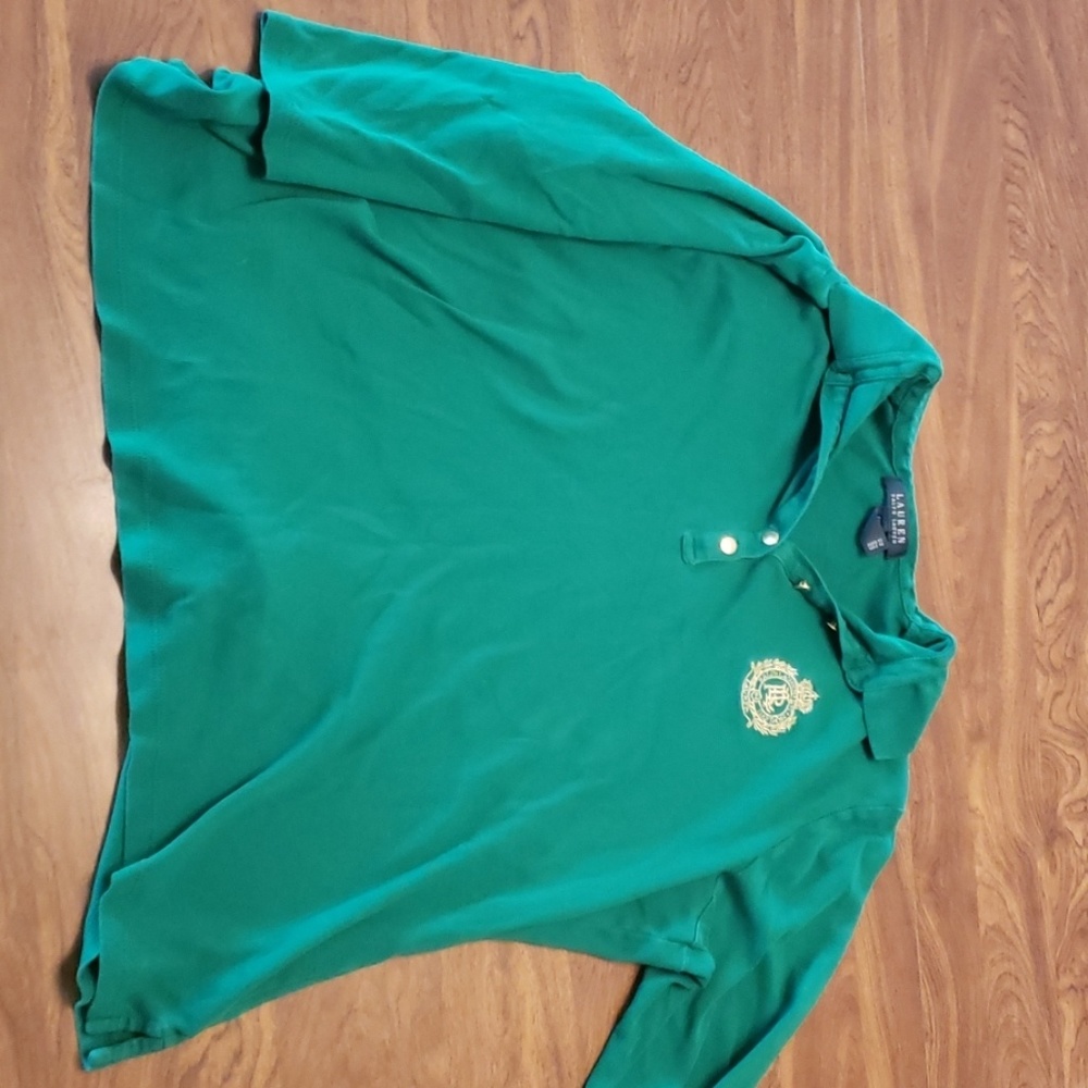 Green Ralph Lauren top